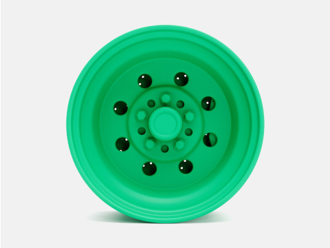 1-24 Scale 15x8 Weld Draglite Wheel and Brake 3D Принт Модель