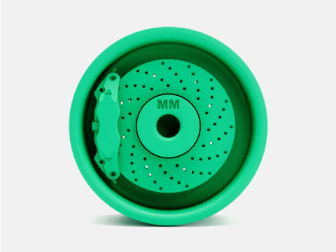 1-24 Scale 15x8 Weld Draglite Wheel and Brake 3D Print Model