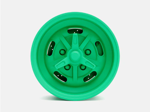 1-24 Scale 15x8 Kidney Bean Wheel and Brake 3D Print Model