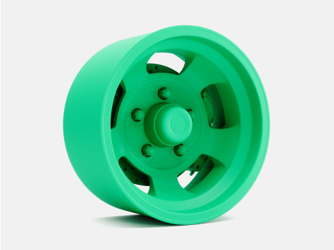 1-24 Scale 15x8 US Indy Mag Wheel and Brake 3D Print Model