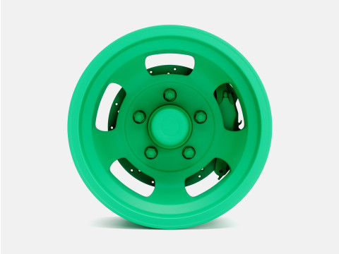 1-24 Scale 15x8 US Indy Mag Wheel and Brake Modelo de impresión 3D