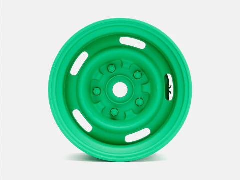 1-24 स्केल 15x8 जीएम रैली व्हील और ब्रेक 3D प्रिंट मॉडल