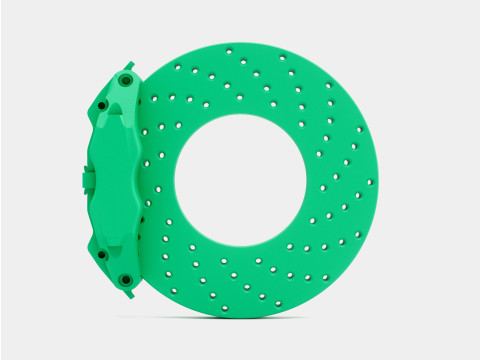 1-24 Scale 15 Inch Disc Brake 3D Print Model