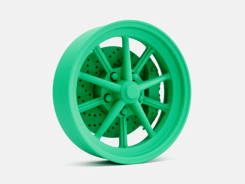 1-24 Scale 15x45 ET Gasser Wheel and Brake 3D Print Model .c4d .max .obj .3ds .fbx .stl .blend 
