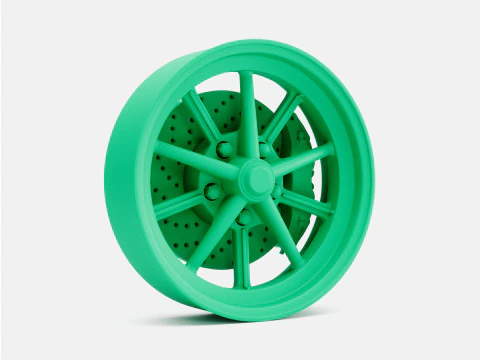 Roda e freio Gasser escala 1-24 15x45 ET Modelo de Impressão 3D