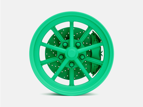 1-24 Scale 15x45 ET Gasser Wheel and Brake 3D Print Model