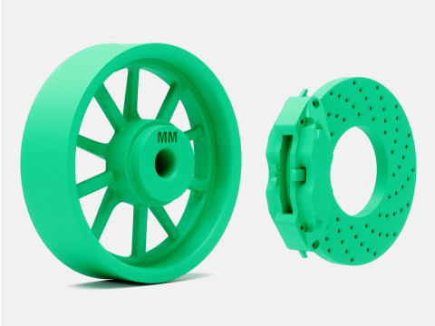 1-24 Scale 15x45 ET Gasser Wheel and Brake 3D Print Model