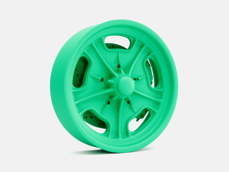 1-24 Scale 15x45 American Rebel Starburst Wheel and Brake 3D Baskı Modeli .c4d .max .obj .3ds .fbx .stl .blend 
