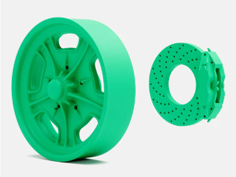 1-24 Scale 15x45 American Rebel Starburst Wheel and Brake 3D Print Model