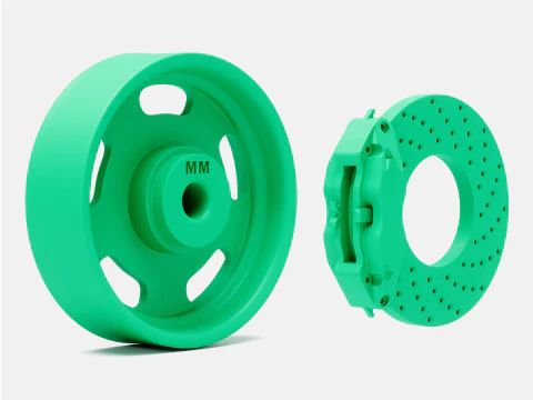 1-24 Scale 15x45 American Rebel Starburst Wheel and Brake 3D Print Model