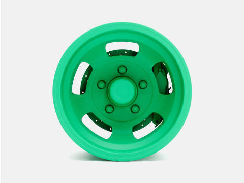 1-24 Scale 15x10 US Indy Mag Wheel and Brake 3Dプリントモデル