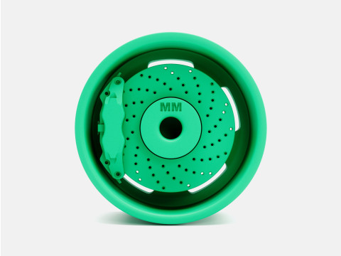 1-24 Scale 15x10 US Indy Mag Wheel and Brake 3Dプリントモデル