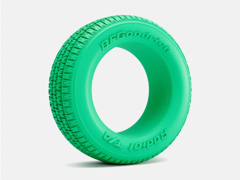 1-24 &Ouml;l&ccedil;ekli 15x8 BFGoodrich Radyal T-A Lastik 245-60-15 3D Baskı Modeli