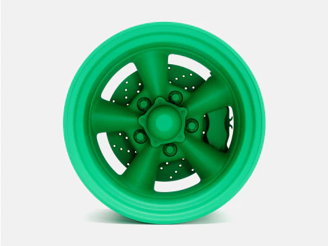 1-24 Scale 15x10 Torq Thrust D Wheel and Brake 3D Print Model