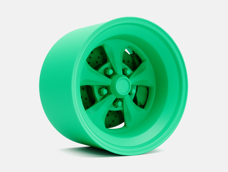 1-24 Scale 15x10 Keystone Klassic Wheel and Brake 3D-Druckmodell .c4d .max .obj .3ds .fbx .stl .blend 