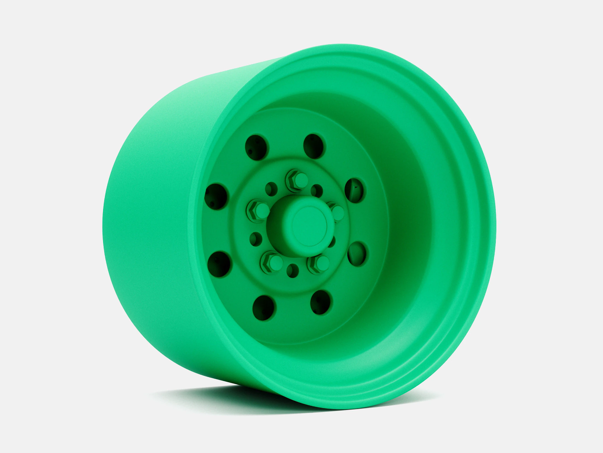 1-24 Scale 15x10 Weld Draglite Wheel and Brake 3D Print Model .c4d .max .obj .3ds .fbx .stl .blend 