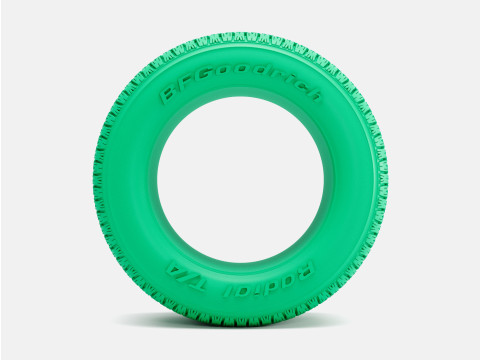 1-24 Scale 15x10 BFGoodrich Radial T-A Tire 295-50-15 3D Print Model