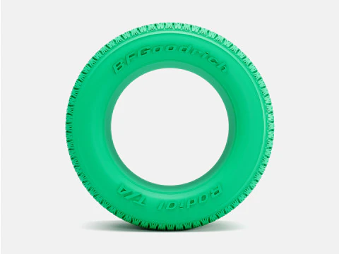 1-24 Escala 15x10 BFGoodrich Pneu Radial TA 295-50-15 Modelo de Impressão 3D