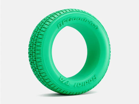 1-24 &Ouml;l&ccedil;ekli 15x7 BFGoodrich Radyal T-A Lastik 225-60-15 3D Baskı Modeli