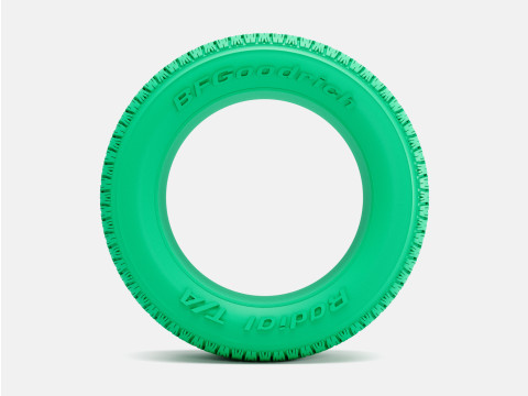 1-24 Scale 15x7 BFGoodrich Radial T-A Tire 225-60-15 3D Print Model