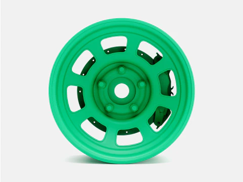 1-24 Scale 15x8 Bassett D-Hole Wheel and Brake 3D Print Model