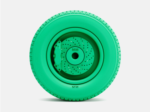 1-24 Scale 15x8 Weld Draglite Wheel BFGoodrich Radial T-A Tire and Brake Set 3D 프린트 모델