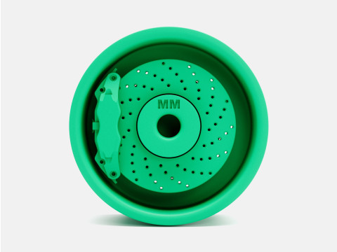 1-24 Scale 15x8 Magnum 500 Wheel and Brake Model Cetak 3D