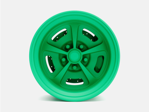 1-24 Scale 15x10 Magnum 500 Wheel and Brake 3D-Druckmodell