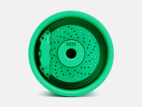 1-24 Scale 15x10 Magnum 500 Wheel and Brake 3D-Druckmodell