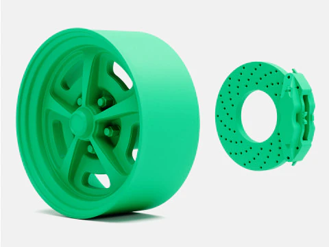 1-24 Scale 15x7 Magnum 500 Wheel and Brake 3D Print Model