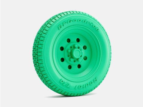 1-24 Scale 15x5 15x7 15x8 15x10 Weld Draglite Wheels BFGoodrich Radial Tires Modèles 3D en vedette