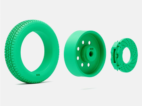 1-24 Scale 15x5 15x7 15x8 15x10 Weld Draglite Wheels BFGoodrich Radial Tires 3D Print Model