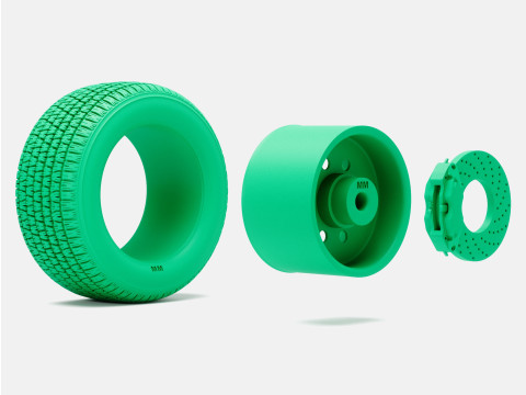1-24 Scale 15x5 15x7 15x8 15x10 Weld Draglite Wheels BFGoodrich Radial Tires Modèles 3D en vedette