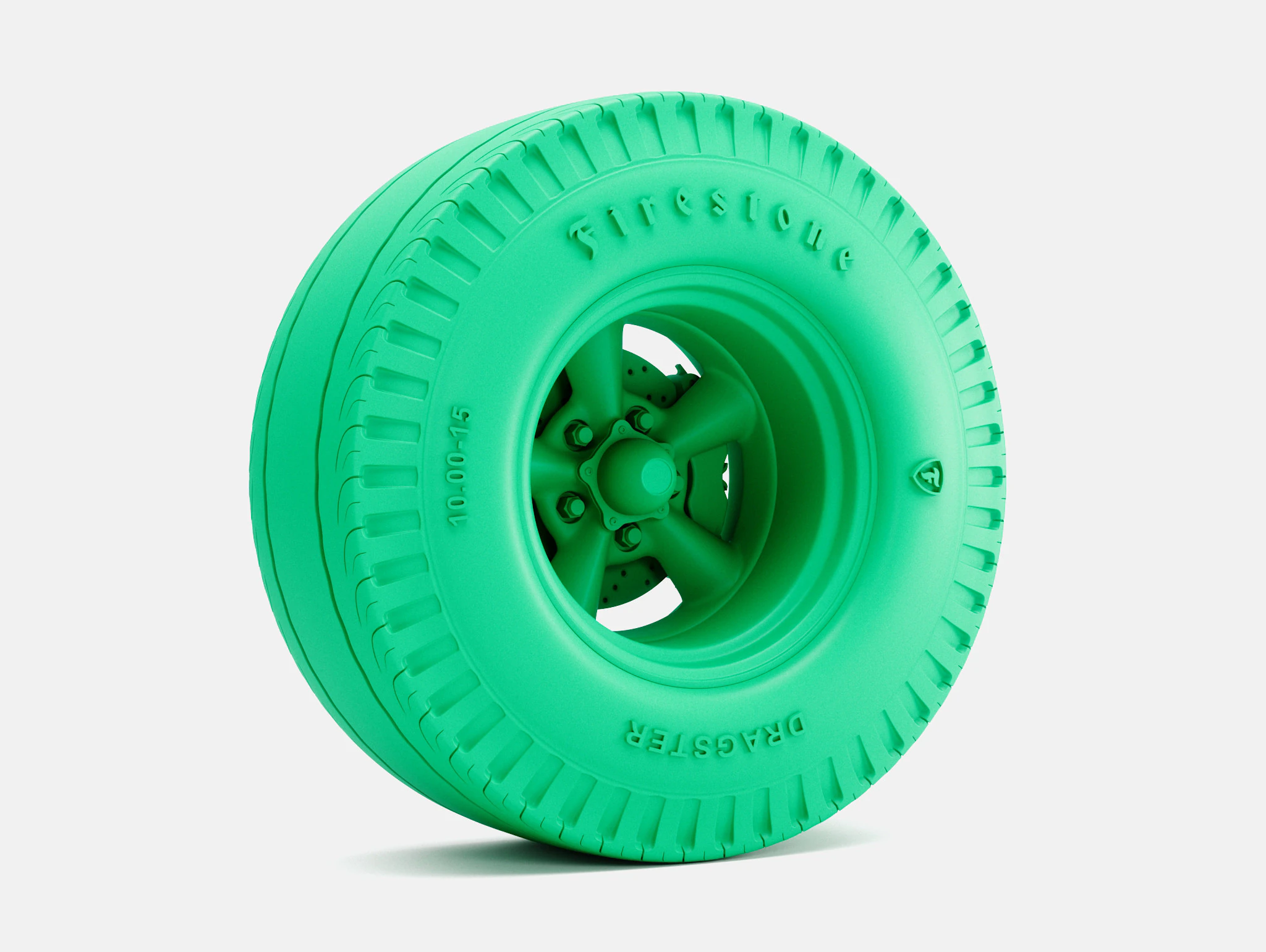 1-24 Scale 15x10 Torq Thrust D Wheel Firestone Dragster Slick 3D Print Model .c4d .max .obj .3ds .fbx .stl .blend