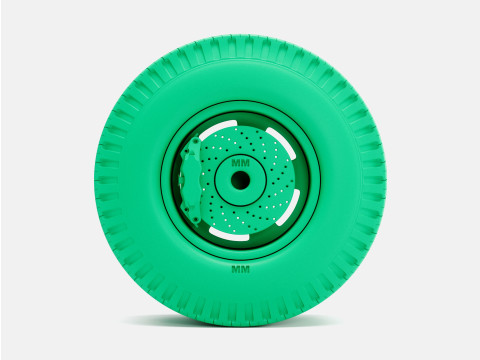 1-24 Scale 15x10 Torq Thrust D Wheel Firestone Dragster Slick 3D Baskı Modeli