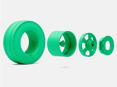 1-24 Scale 15x10 Torq Thrust D Wheel Firestone Dragster Slick 3D Print Model