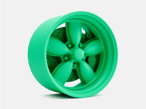 1-24 Scale 15x8 Daisy Wheel and Brake 3D 프린트 모델