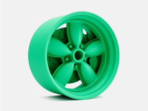 1-24 Scale 15x8 Daisy Wheel and Brake Modello di stampa 3D