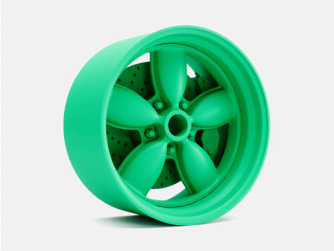 1-24 Scale 15x8 Daisy Wheel and Brake 3D Print Model