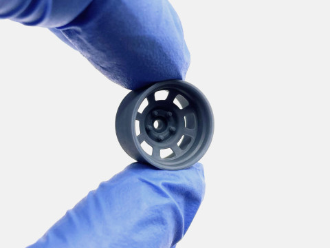 1-24 Scale 15x8 Bassett D-Hole Wheel and Brake 3D Print Model