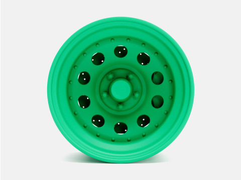 15x10 Gold Nugget Wheel and Brake 3D प्रिंट मॉडल