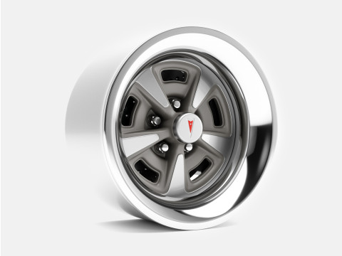 15x8 Pontiac Rallye II Wheel and Brake 3D Принт Модель