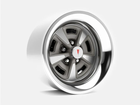 Ruota e freno 15x8 Pontiac Rallye II Modello di stampa 3D