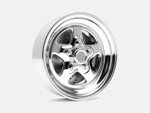 15x5 Weld Pro Star Wheel and Brake 3Dプリントモデル