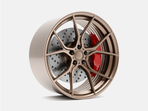 20x10 Stance SF07 Wheel and Brake 3Dプリントモデル