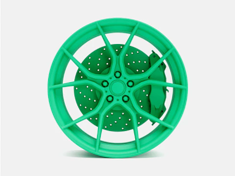 20x10 Stance SF07 Wheel and Brake 3D Print Model