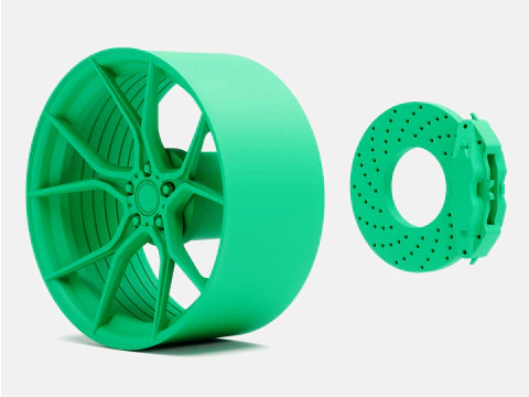 20x10 Stance SF07 Wheel and Brake 3D Print Model
