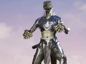 lizard warior 3D Model