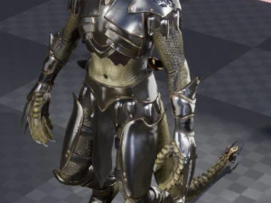lizard warior 3D Model