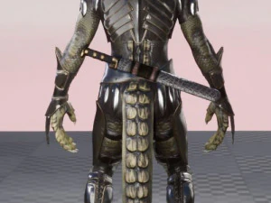 lizard warior 3D Model